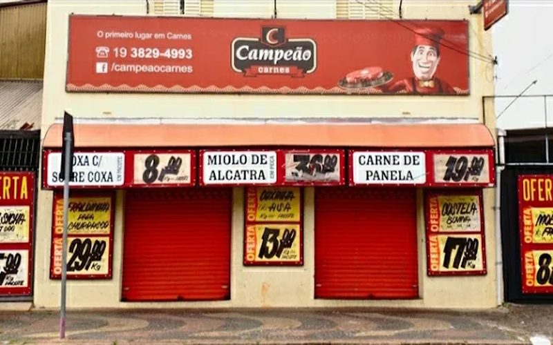 Fachada da Loja 1, no Centro de Valinhos